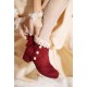 Magic Peach Rose Vow Short Boots(Leftovers Stock/6 Colours)